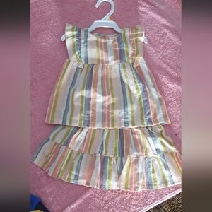 Carter's two piece shirt and skirt